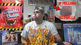 Can A Human Being &quot;Blow A Bubble&quot; With 16 MILLION SCOVILLE Bubble Gum? | L.A. BEAST