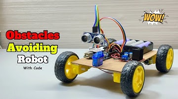 How To Build an Obstacle Avoiding Car | Obstacle Avoiding Robot | Electronic Projects