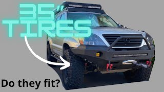 How to Fit 35 Inch Tires On a Lexus GX470  Part 1 (Front)