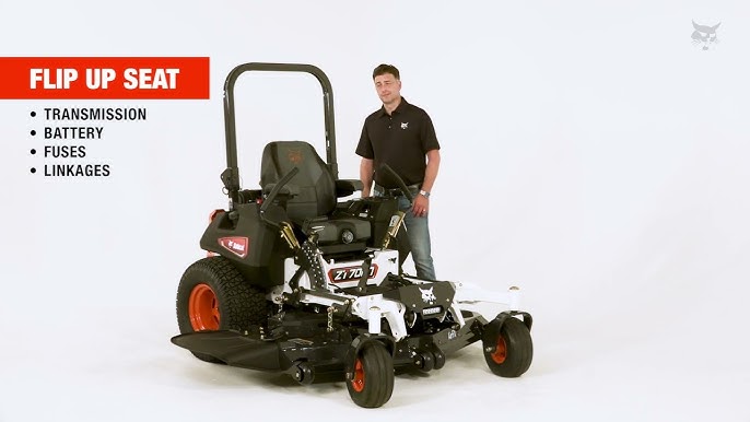 On-the-Go Tracking Adjustment, Bobcat Zero-Turn Mowers