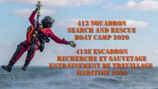 413 Squadron Search and Rescue Boat Camp 2020