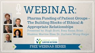 WEBINAR: Pharma Funding of Patient Groups