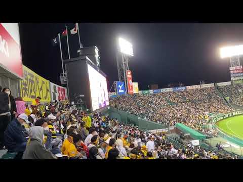 阪神タイガース ラッキー7 ※ジェット風船タオルを使用 2021年10月17日