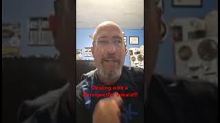 Here is a great tip when dealing with a disrespectful inmate!