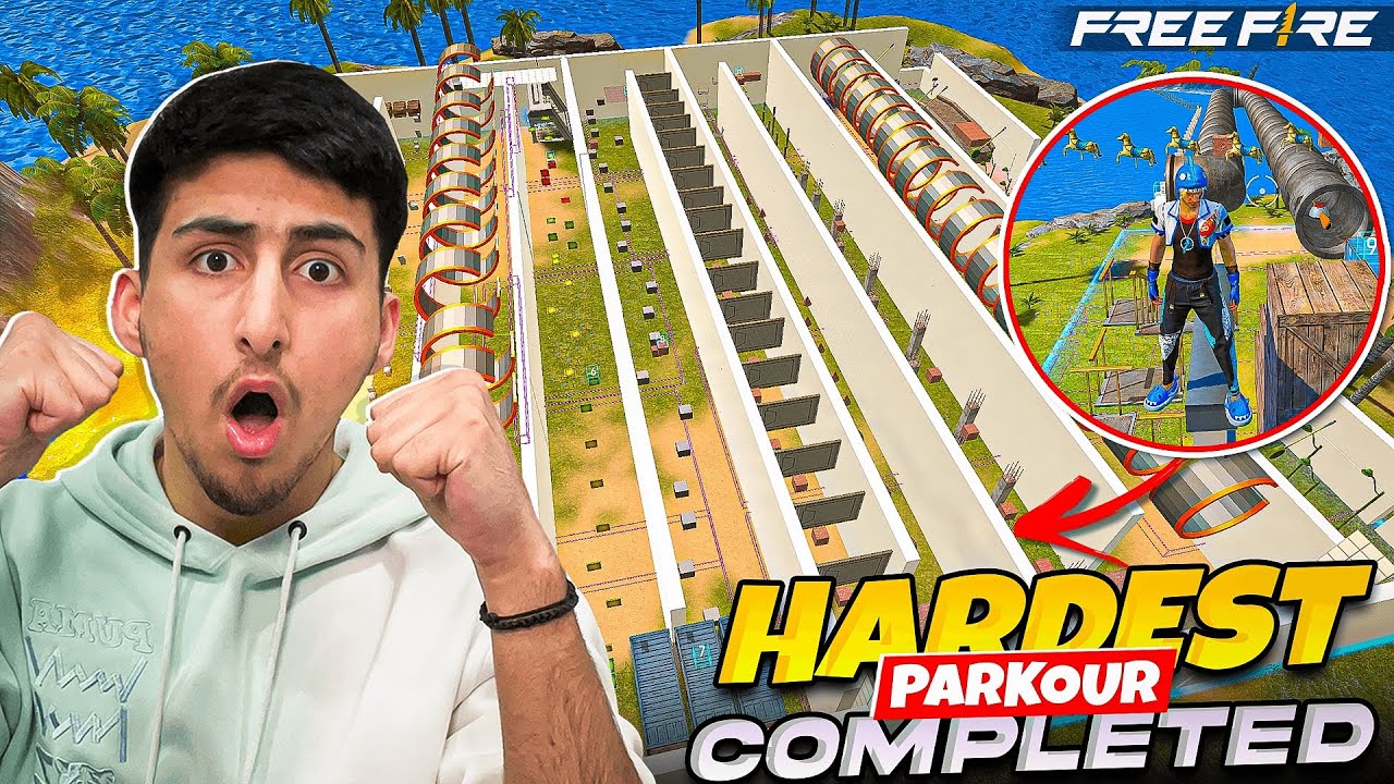 Hardest Parkour Is Finally Completed  Free Fire India