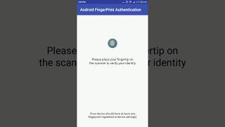 Android Fingerprint scanner screenshot 3