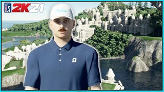 THE BEST FANTASY COURSE IN PGA TOUR 2K21 (PS5 Gameplay) screenshot 5