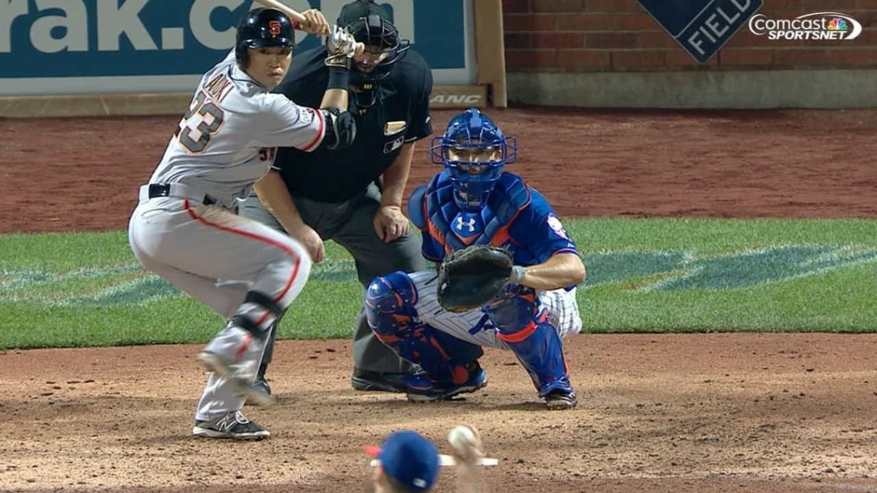 SF@NYM: Aoki tallies four hits against the Mets