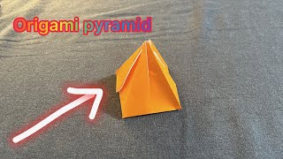 Easy Origami Pyramid