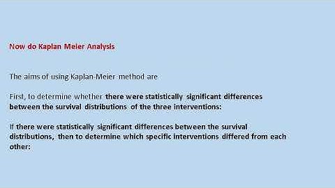 How to do Kaplan Meier Survival Analysis using SPSS
