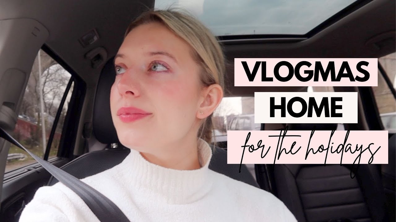 VLOGMAS DAY 24 HOME FOR THE HOLIDAYS! Travel with me for Christmas
