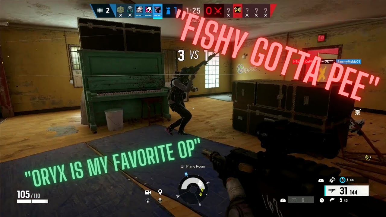 Oryx Funny moments! | Rainbow Six Siege