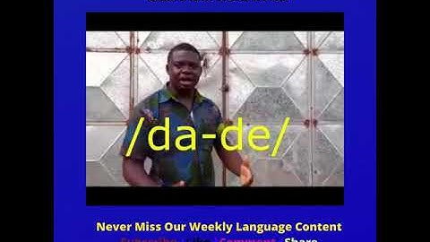 “How To Speak Ga - RLA Presents Word of the Week in Ga || Metal in Ga