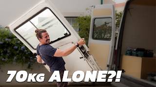 I Installed an Ambulance Door on My Sprinter... Alone