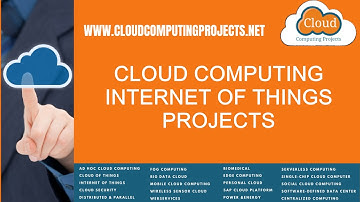 Cloud Computing Internet of Things Projects | Cloud Computing Internet of Things Thesis
