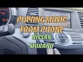 2010 NISSAN MURANO PHONE CONNECTION MUSIC STREAMING
