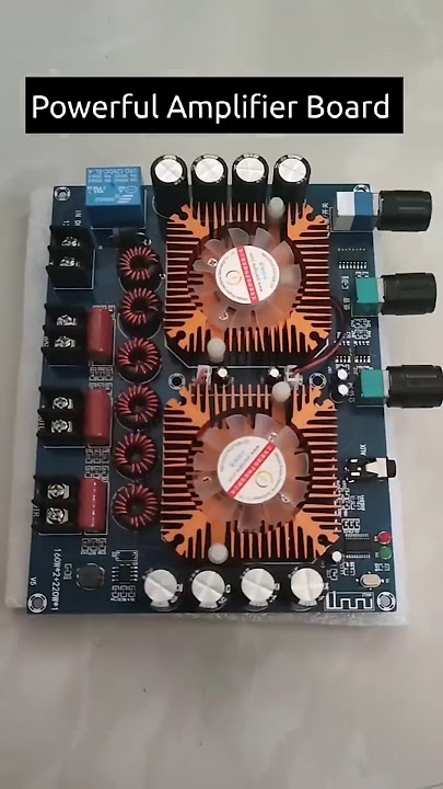 DhruvPro TDA7498E 160Wx2 220W 2.1 Amplifier Board Unboxing | #shorts