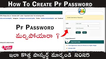 How to Reset PF Password Online 2025 | Easy Online Process Explained #pf #uan #password