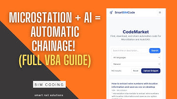 Add Chainage With AI! MicroStation VBA Just Got Superpowers 🚀