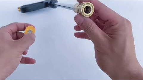 Bộ Súng Rửa Xe Áp Lực Cao Ren Ngoài 22mm Kèm Béc Góc Từ 0 - 40 độ