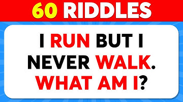 Only a Genius Can Solve These Riddles 🧠🧩 60 Tricky Riddles That