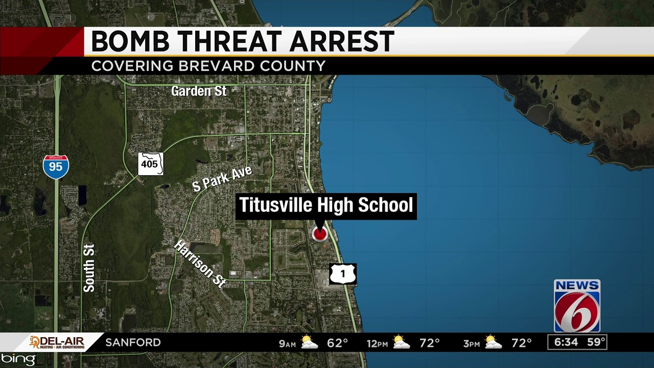Girl arrested for making bomb threat - YouTube