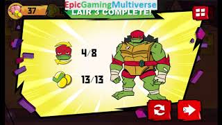 Teenage Mutant Ninja Bumper Bros TMNT Lair Stage Levels 3-4 WalkThrough screenshot 4