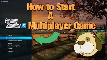 How to start a multiplayer Game on FS22 on console