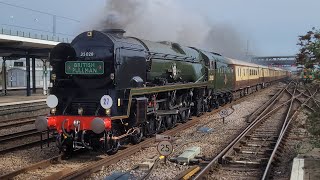 Merchant Navy Clan Line 35028 Returns To Pullman Duties Through Ashford International 13326