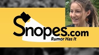 Snopes Fact Checks Strawman No One Was Accusing Moldylocks Of