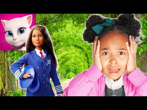 Talking ANGELA m'appelle - Elle TRANSFORME MAMAN en POUPÉE Barbie girl ! Verity And Chelsea