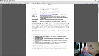 Syllabus for MIS 3320-180 Fall 2018
