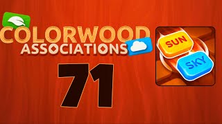 ASSOCIATIONS Colorwood Game level 71