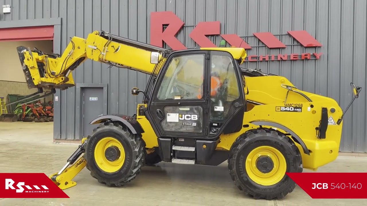 JCB 540-140 - 14M TELEHANDLER - RS MACHINERY HIRE AND SALES