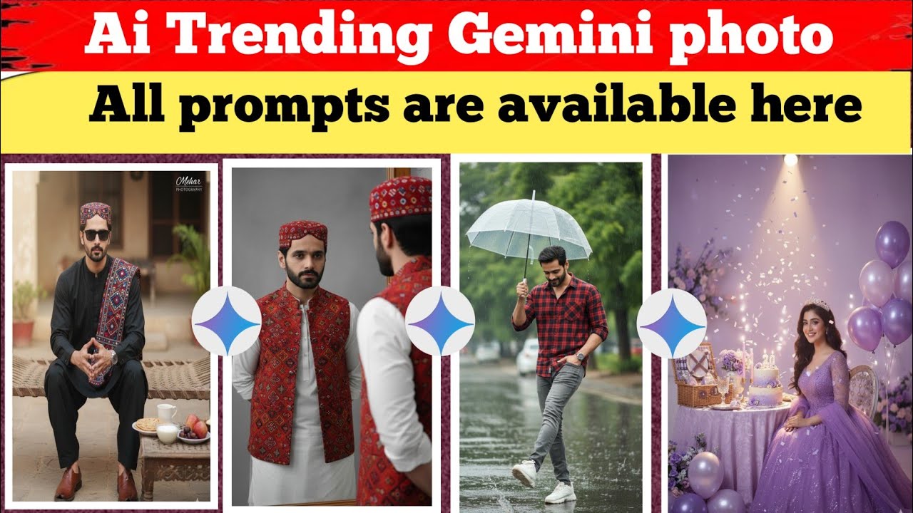 Viral Gemini Photo Prompts || “New AI Trend 2025 - YouTube
