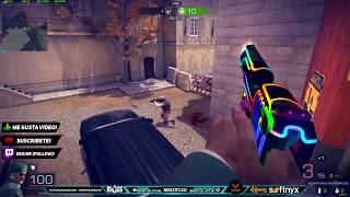 New M4 Custom Gl Dragon & Desert Eagle 5Dae Neon Led Black Squad La