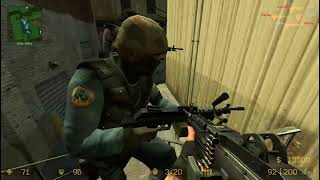 Counter Strike Source Assault Bots #17 Only Machine Guns