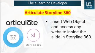 Insert Web Object and access any website inside the slide in Storyline 360