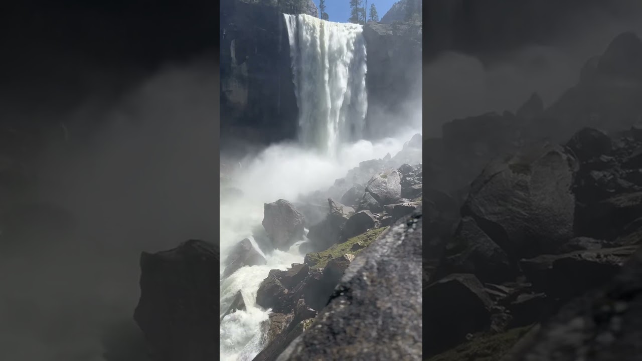 Mist trail beauty at yosemite np 