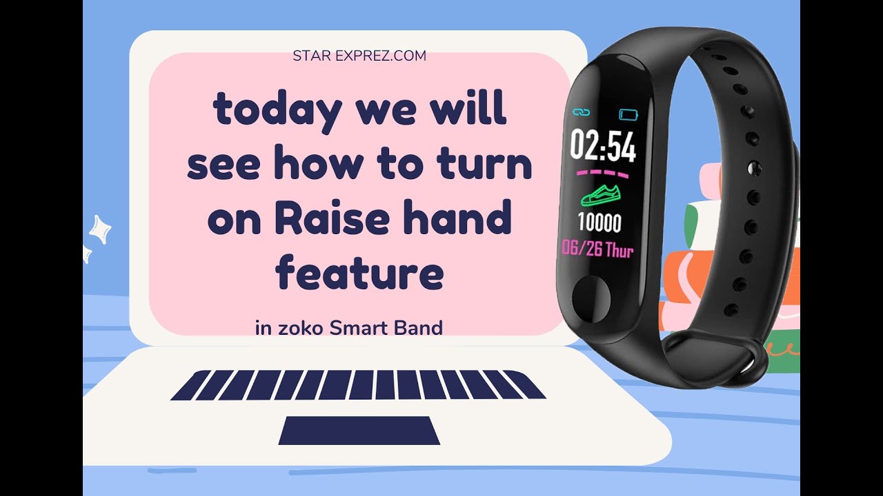 How to Use Raise Hand Feature on M3 Fitness Band | ZOKO Fitness tracker | Activity Tracker