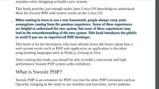 Reading Mastering Swoole PHP Book - Part 1