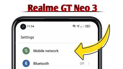 Mobile Data Not Working on Realme GT Neo 3 Problem Solved