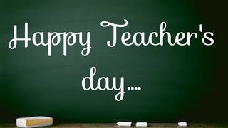 Best heart touching lines for teachers...Happy Teachers Day