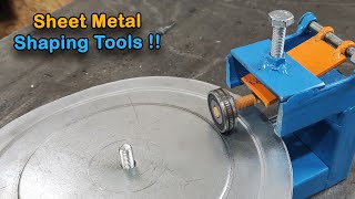 Unlock the Secret of Sheet Metal Shaping with this Amazing Tool! | Sheet Metal Press