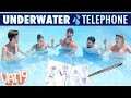 UNDERWATER Telephone Challenge with the Space Pen