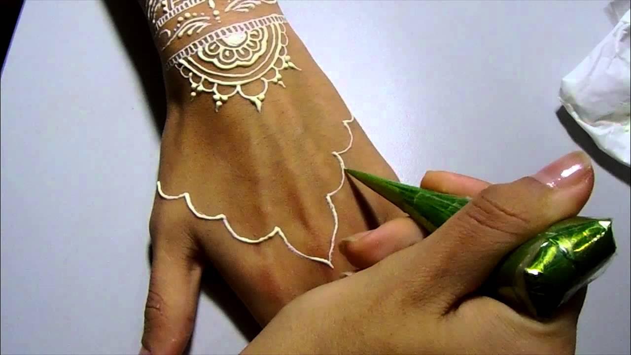 МЕХЕНДИ БЕЛОЙ ХНОЙ. #2 - YouTube