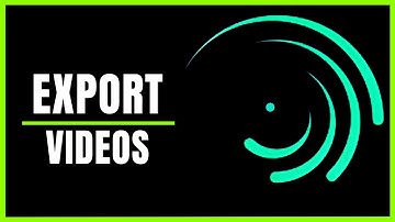 How to Export Video in Alight Motion