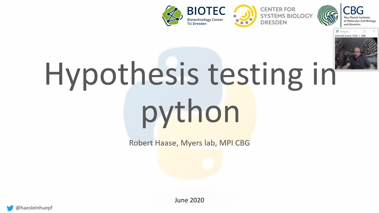 11b Hypothesis Testing in Python [highres] - YouTube