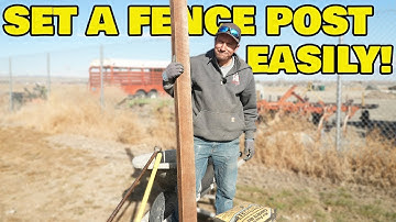 Easily Set Sturdy Fence Posts EVERY TIME