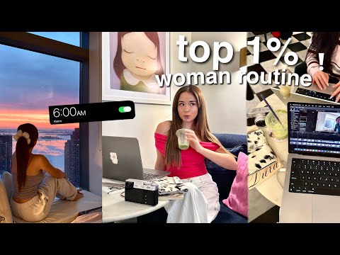 I Tried The Top 1% Woman Routine | How To Stay Productive, Healthy & Balanced